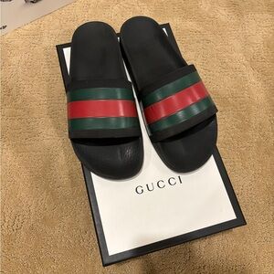 Gucci Slides Size 9 Mens